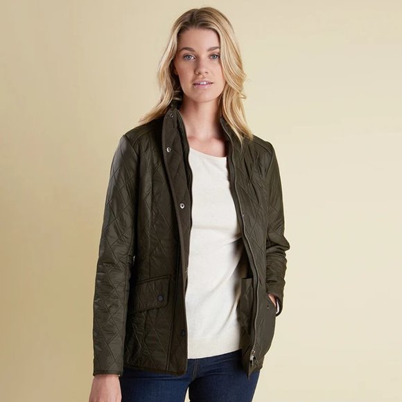 Barbour Jackets & Blazers - Barbour® Cavalry Polarquilt Jacket Size M Medium  Fleece lining Size 10 Green